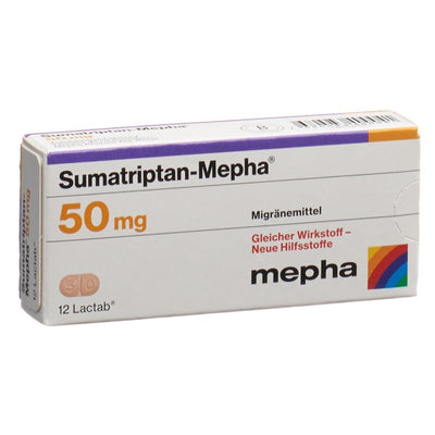 SUMATRIPTAN Mepha Filmtabl 50 mg 12 Stk