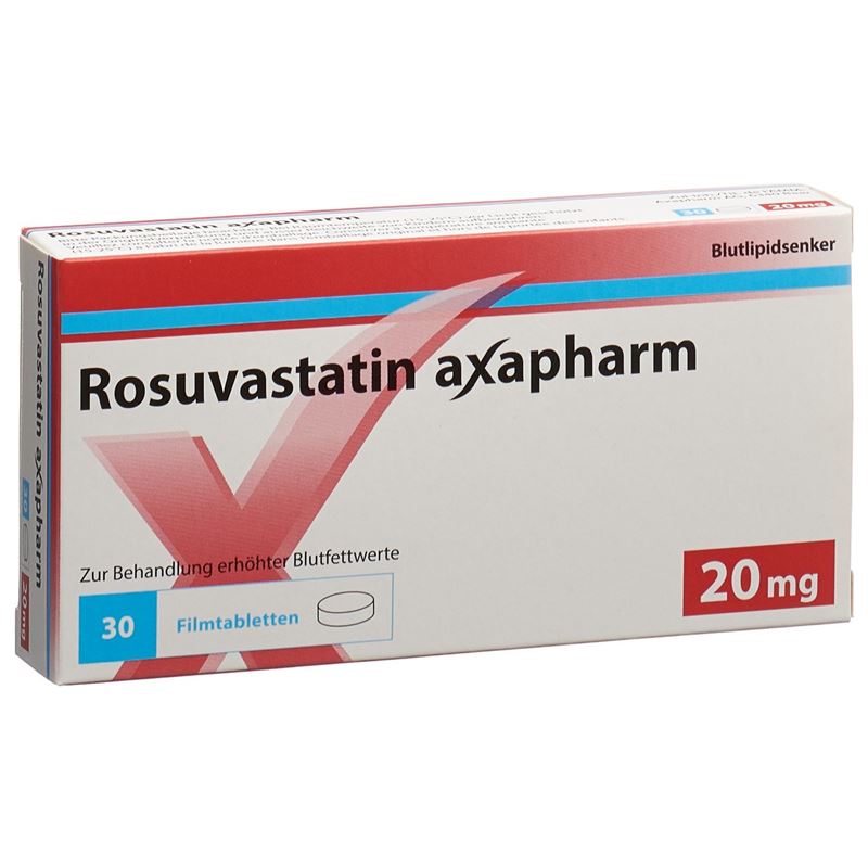 ROSUVASTATIN axapharm Filmtabl 20 mg 30 Stk