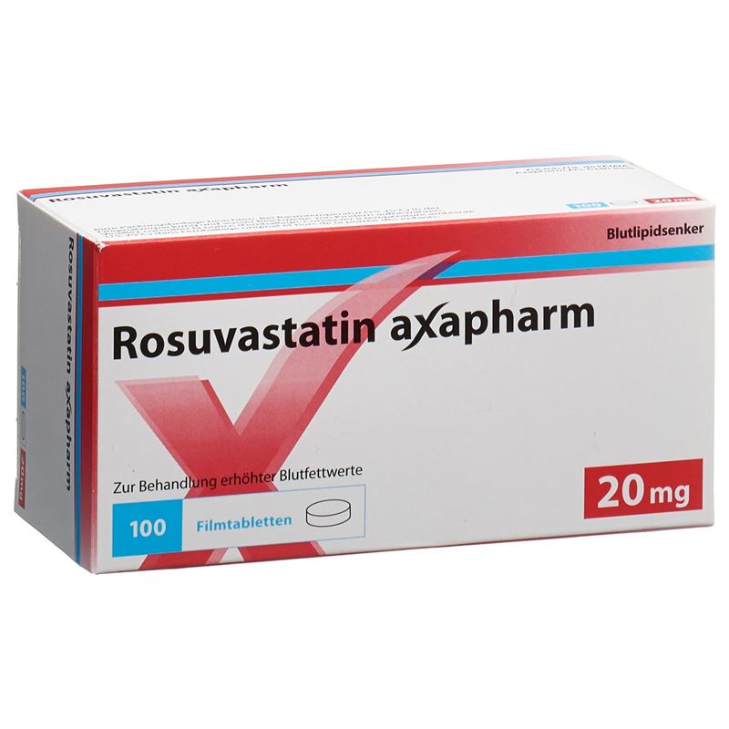 ROSUVASTATIN axapharm Filmtabl 20 mg 100 Stk