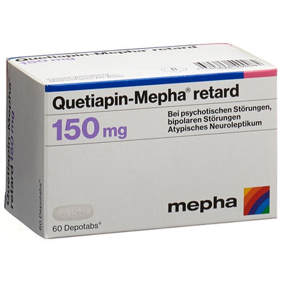 QUETIAPIN Mepha retard Depotabs 150 mg 60 Stk