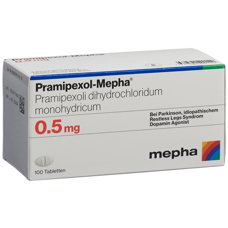 PRAMIPEXOL Mepha Tabl 0.5 mg 100 Stk