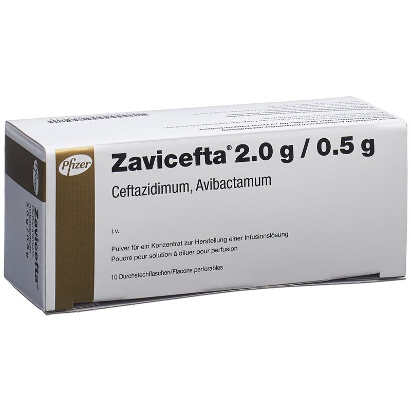 ZAVICEFTA Trockensub 2 g/0.5 g Durchstf 10 Stk