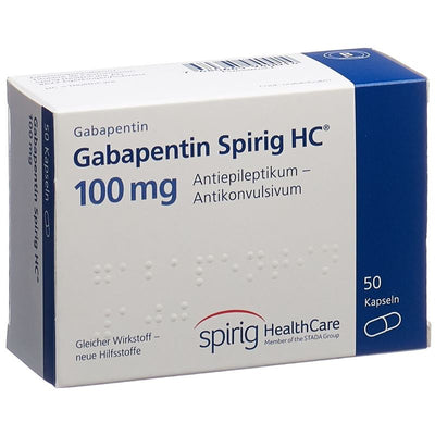 GABAPENTIN Spirig HC Kaps 100 mg 50 Stk