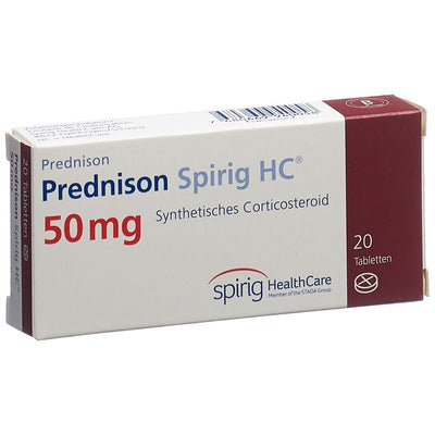 PREDNISON Spirig HC Tabl 50 mg 20 Stk