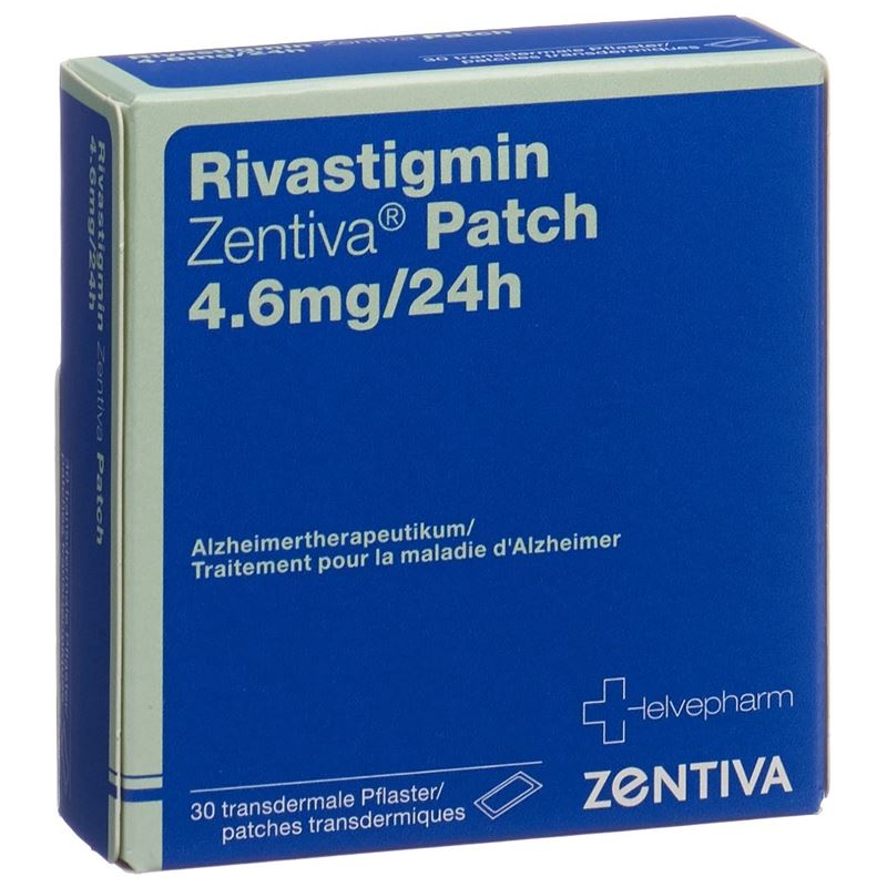 RIVASTIGMIN Zentiva Patch 4.6 mg/24h 30 Stk