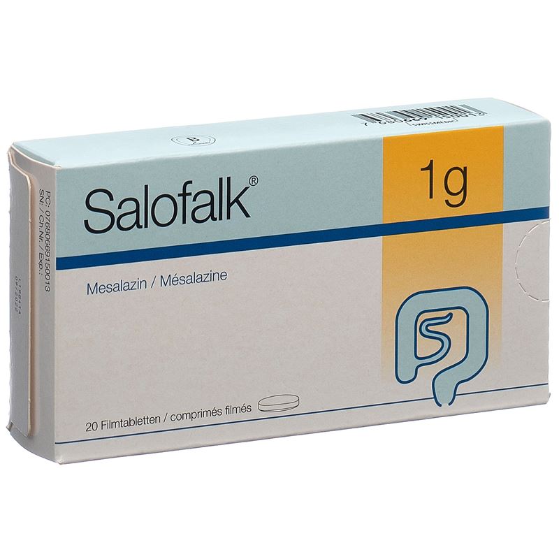 SALOFALK Filmtabl 1 g 20 Stk