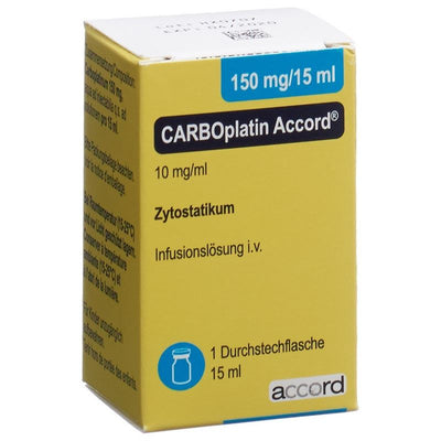 CARBOPLATIN Accord 150 mg/15ml Durchstf 15 ml