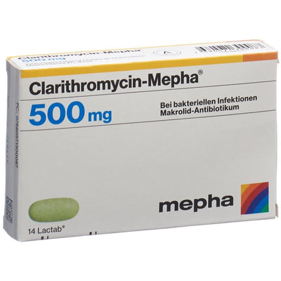 CLARITHROMYCIN Mepha Lactab 500 mg 14 Stk