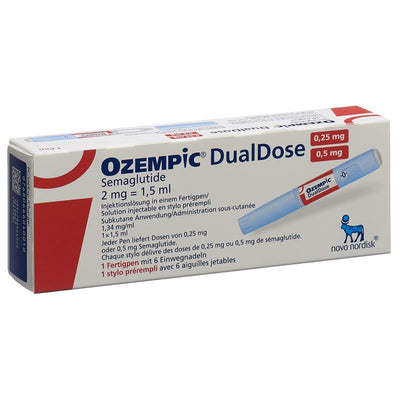 OZEMPIC DualDose 2 mg/1.5ml (0.25 o. 0.5 mg/Dosis)