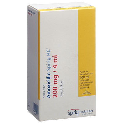 AMOXICILLIN Spirig HC 200 mg/4ml f Susp Fl 100 ml