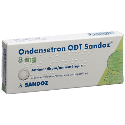 ONDANSETRON ODT Sandoz Schmelztabl 8 mg 6 Stk