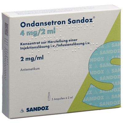 ONDANSETRON Sandoz Inf Konz 4 mg/2ml 5 Amp 2 ml