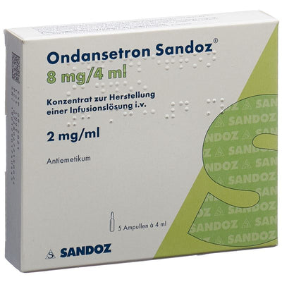 ONDANSETRON Sandoz Inf Konz 8 mg/4ml 5 Amp 4 ml