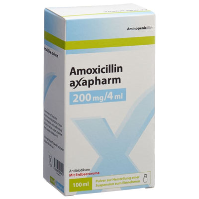 AMOXICILLIN Axapharm Plv 200 mg/4ml f Susp 100 ml