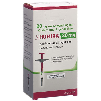 HUMIRA Inj Lös 20 mg/0.2ml Fertspr 2 x 0.2 ml