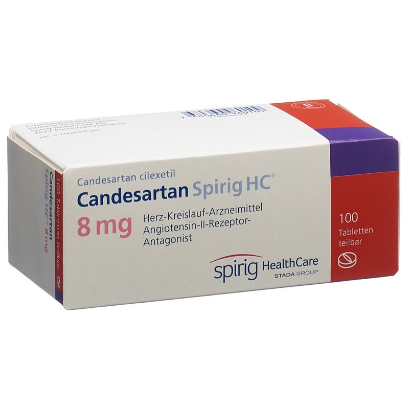 CANDESARTAN Spirig HC Tabl 8 mg 100 Stk