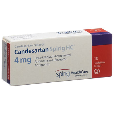 CANDESARTAN Spirig HC Tabl 4 mg 10 Stk