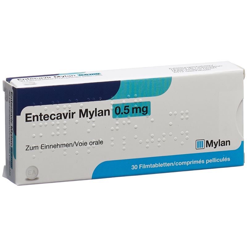 ENTECAVIR Mylan Filmtabl 0.5 mg 30 Stk