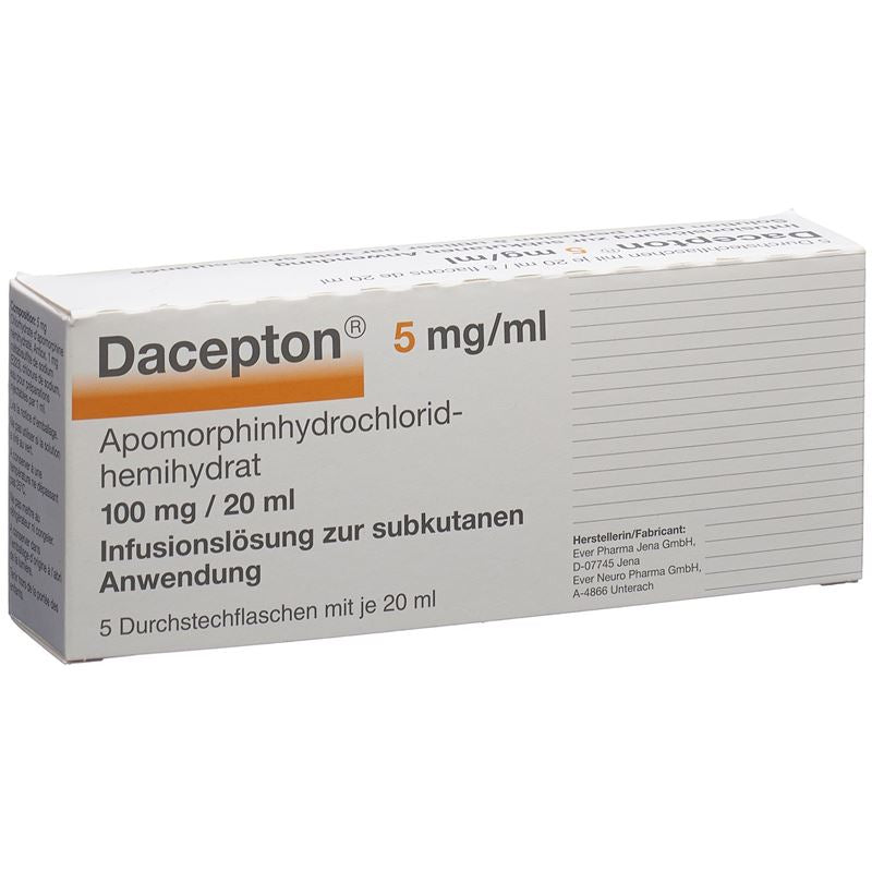 DACEPTON Inf Lös 100 mg/20ml 5 Durchstf 20 ml