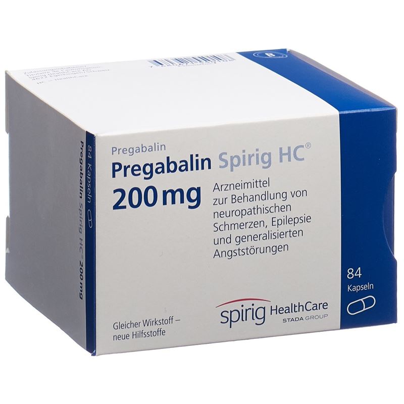 PREGABALIN Spirig HC Kaps 200 mg 84 Stk