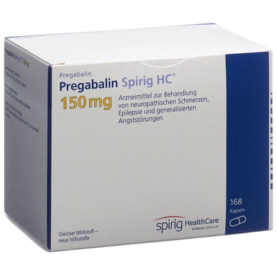 PREGABALIN Spirig HC Kaps 150 mg 168 Stk