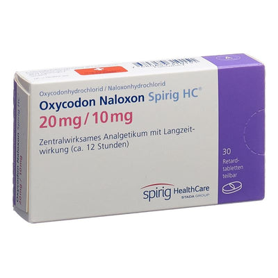 OXYCODON NALOXON Spirig HC Ret Tabl 20/10mg 30 Stk