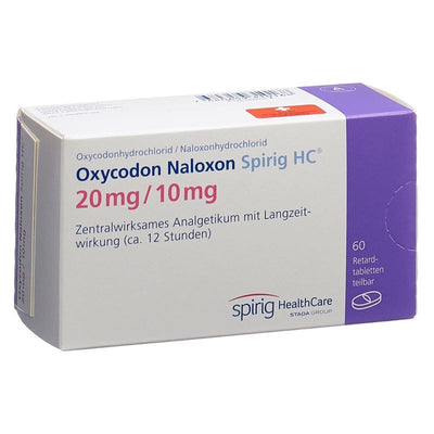 OXYCODON NALOXON Spirig HC Ret Tabl 20/10mg 60 Stk