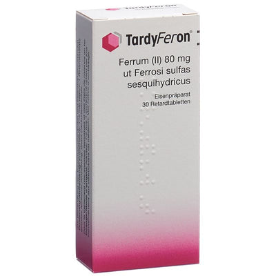 TARDYFERON Ret Tabl 80 mg 30 Stk