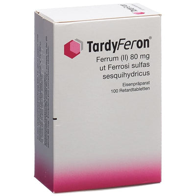 TARDYFERON Ret Tabl 80 mg 100 Stk