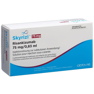 SKYRIZI Inj Lös 75 mg/0.83ml Fertspr 2 Stk