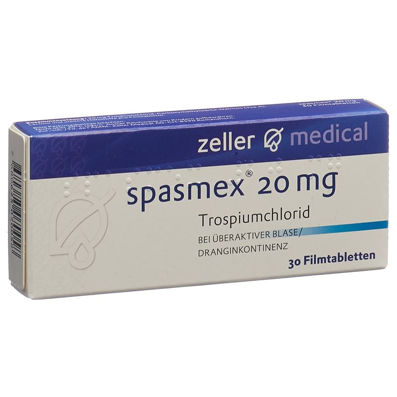 SPASMEX Filmtabl 20 mg 30 Stk