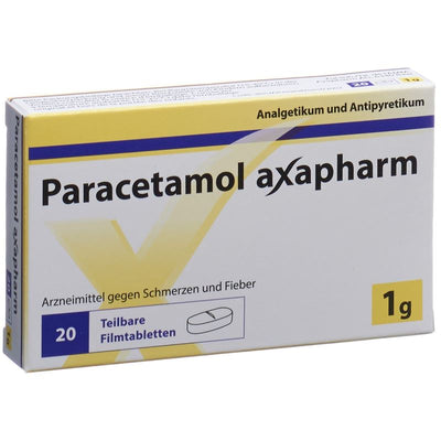 PARACETAMOL axapharm Filmtabl 1 g 20 Stk