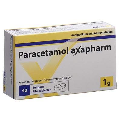 PARACETAMOL axapharm Filmtabl 1 g 40 Stk