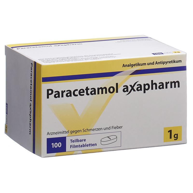 PARACETAMOL axapharm Filmtabl 1 g 100 Stk