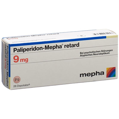 PALIPERIDON Mepha retard Ret Tabl 9 mg 28 Stk