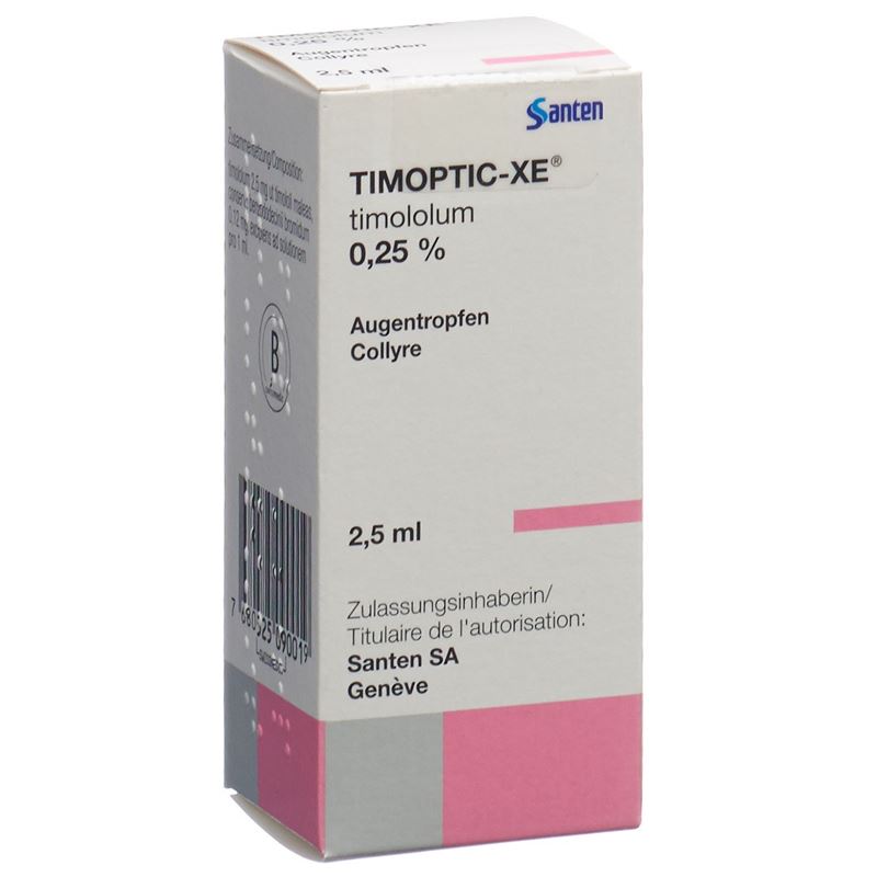 TIMOPTIC-XE Gtt Opht 0.25 % Fl 2.5 ml