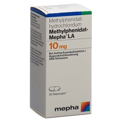 METHYLPHENIDAT Mepha LA Depocaps 10 mg Ds 30 Stk