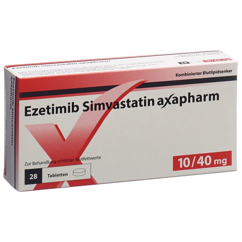 EZETIMIB SIMVASTATIN Axapharm Tabl 10/40 mg 28 Stk