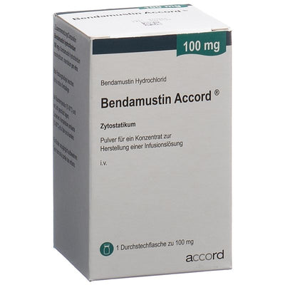 BENDAMUSTIN Accord Trockensub 100 mg Durchstf