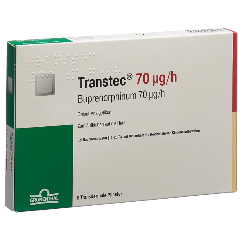 TRANSTEC Matrixpfl 70 mcg/h Btl 8 Stk