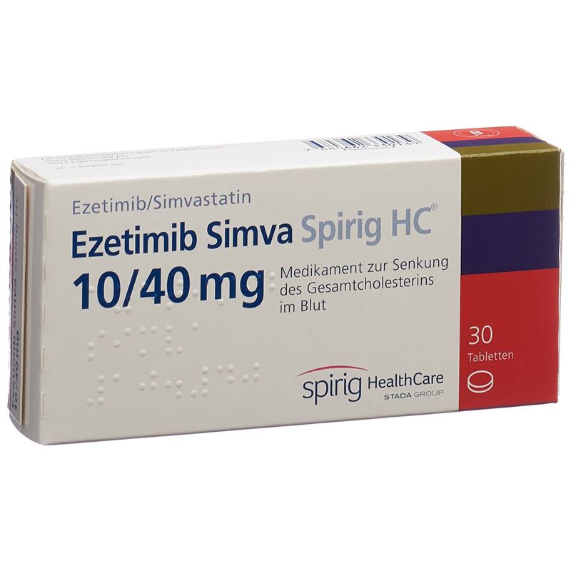 EZETIMIB SIMVA Spirig HC Tabl 10/40 mg 30 Stk