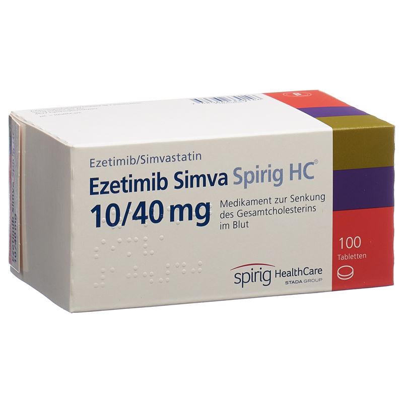 EZETIMIB SIMVA Spirig HC Tabl 10/40 mg 100 Stk