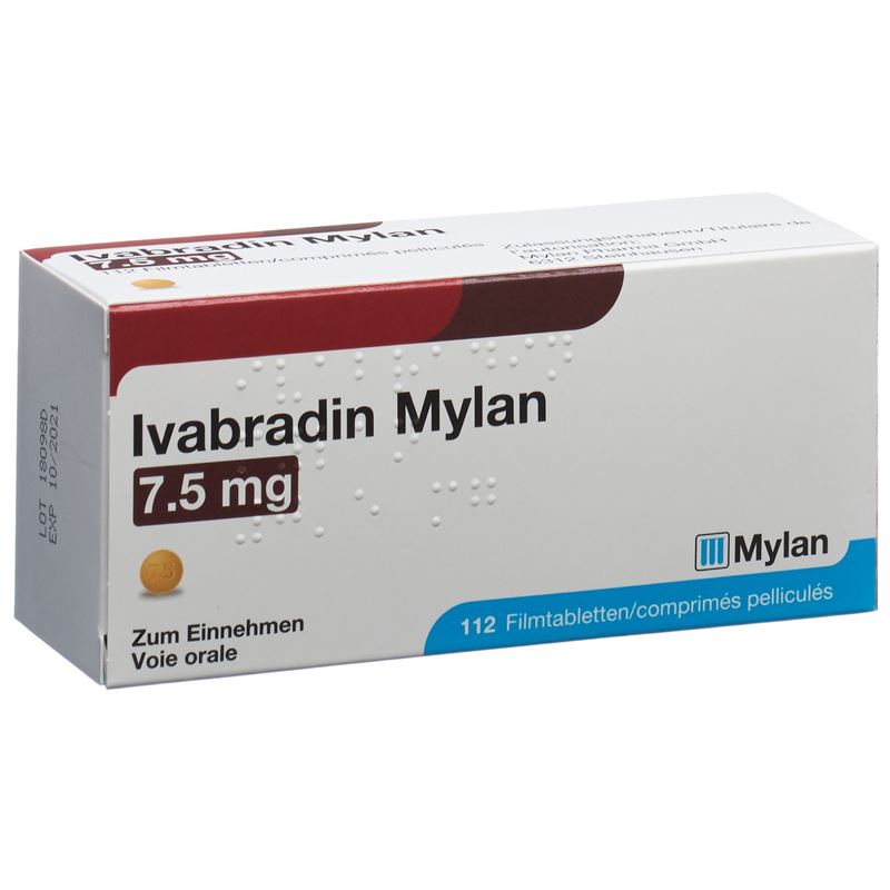 IVABRADIN Mylan Filmtabl 7.5 mg 112 Stk