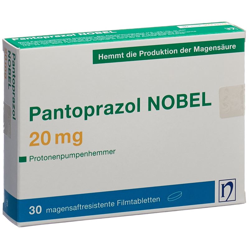 PANTOPRAZOL NOBEL Filmtabl 20 mg 30 Stk