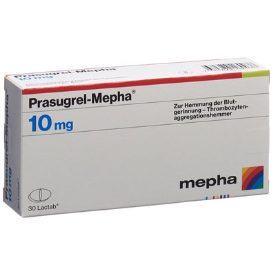 PRASUGREL Mepha Lactab 10 mg 30 Stk