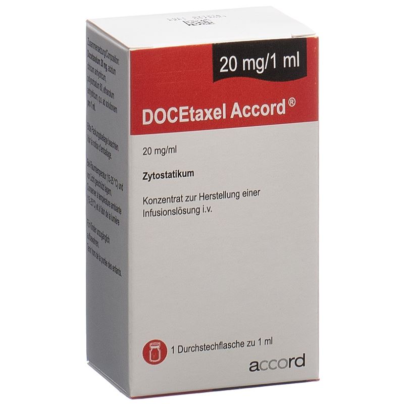 DOCETAXEL Accord Inf Konz 20 mg/1ml 30x22mm