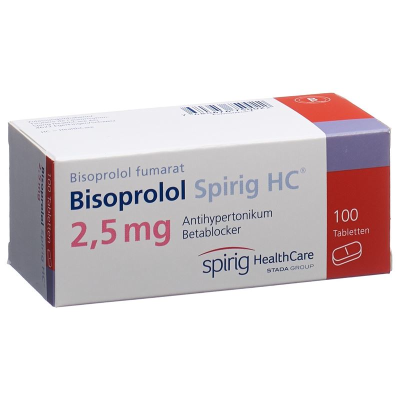 BISOPROLOL Spirig HC Tabl 2.5 mg 100 Stk