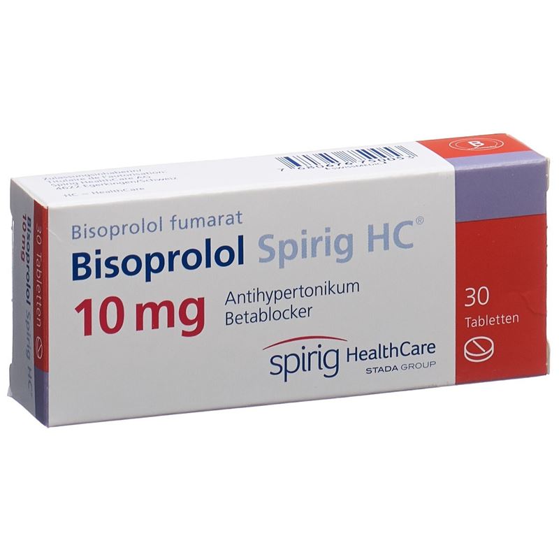 BISOPROLOL Spirig HC Tabl 10 mg 30 Stk