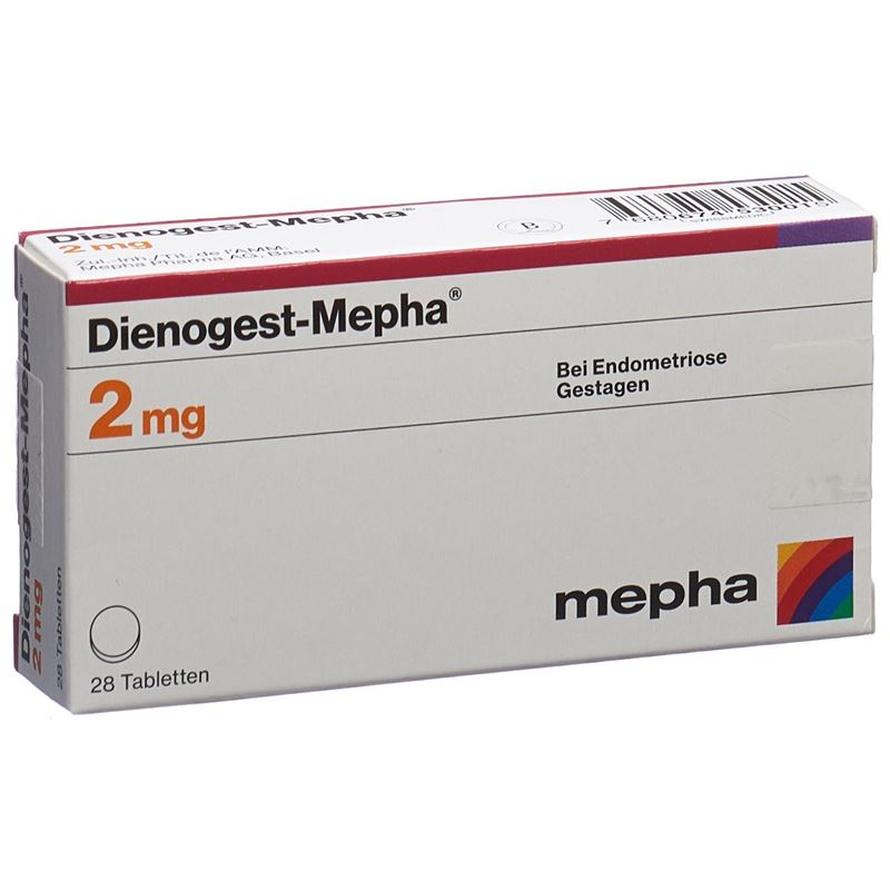 DIENOGEST Mepha Tabl 2 mg 28 Stk