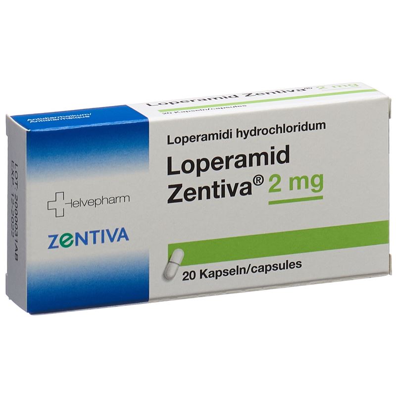 LOPERAMID Zentiva Kaps 2 mg 20 Stk